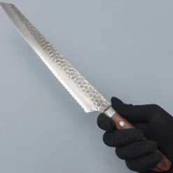 Sakai Takayuki 17 Layer Damascus Serrated Kiritsuke 30 cm