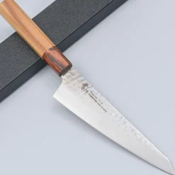 Sakai Takayuki 33 Layer Damascus Zelkova Sabaki 18 cm