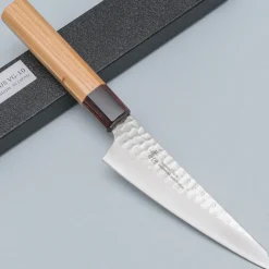 Sakai Takayuki 33 Layer Damascus Zelkova Honesuki 15 cm