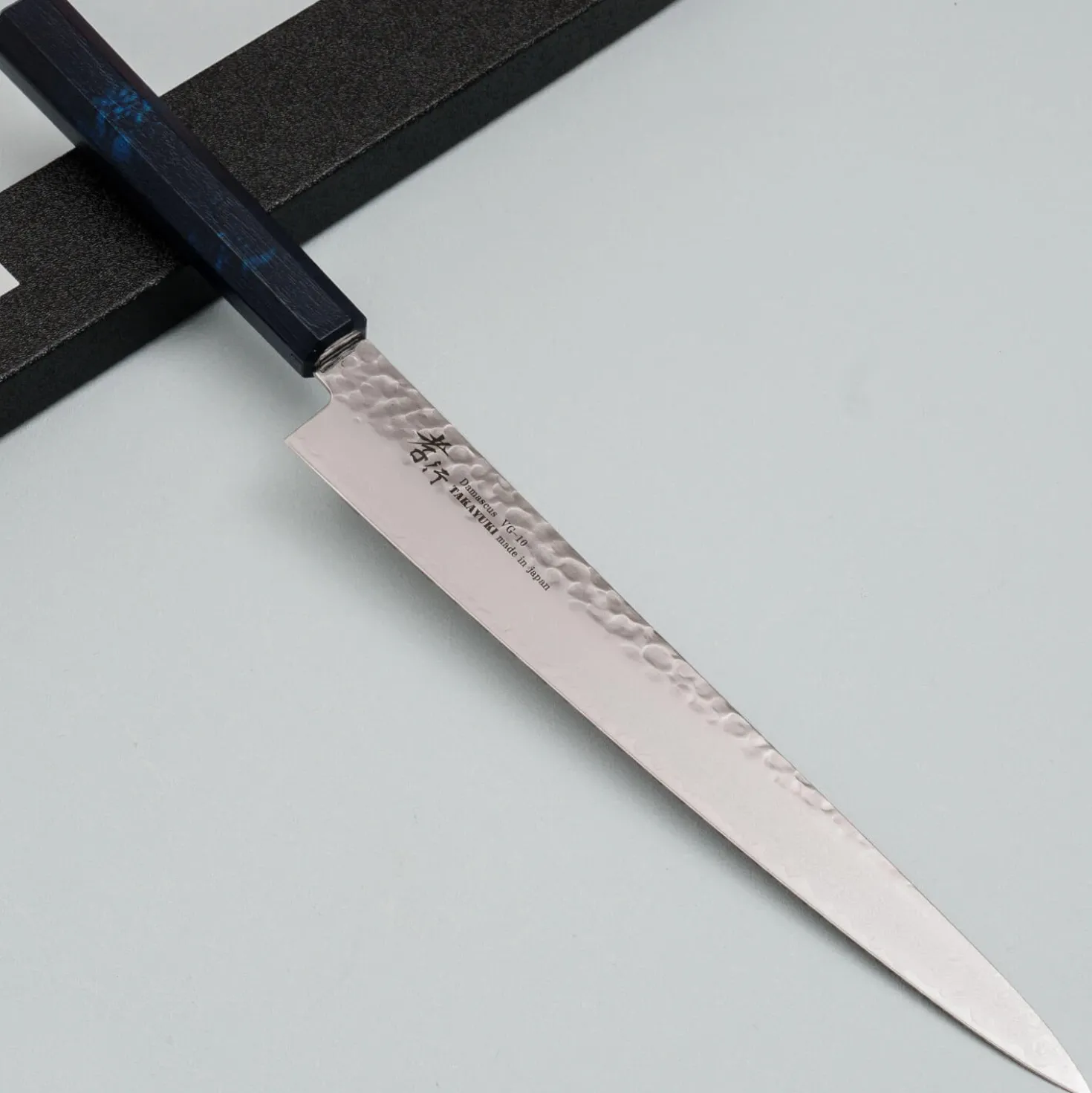 Sakai Takayuki 33 Layer Damascus Nanairo Sujihiki 24 cm