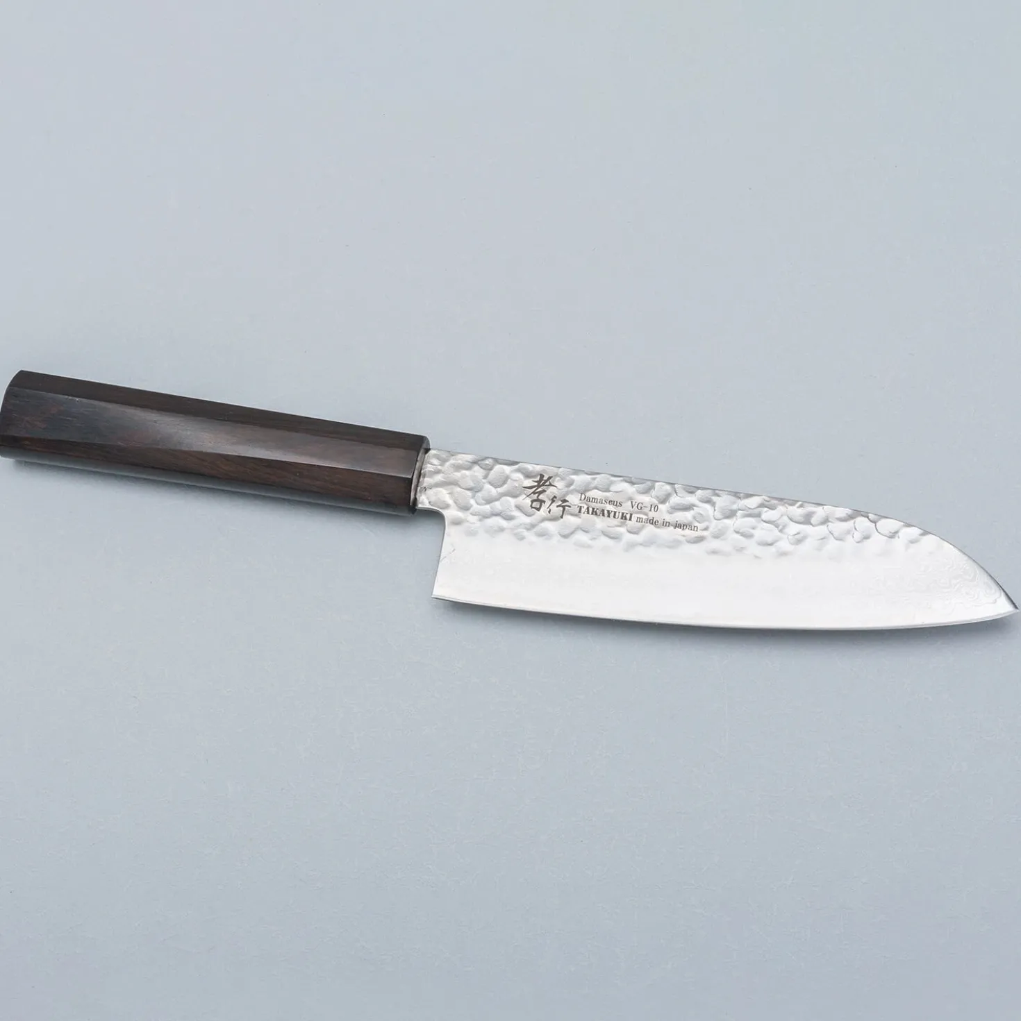 Sakai Takayuki 33 Layer Damascus Ebony Santoku 17 cm