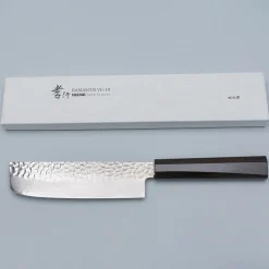 Sakai Takayuki 33 Layer Damascus Ebony Nakiri 16 cm