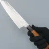 Sakai Takayuki SG2 Damast Tsuchime Kengata 19 cm