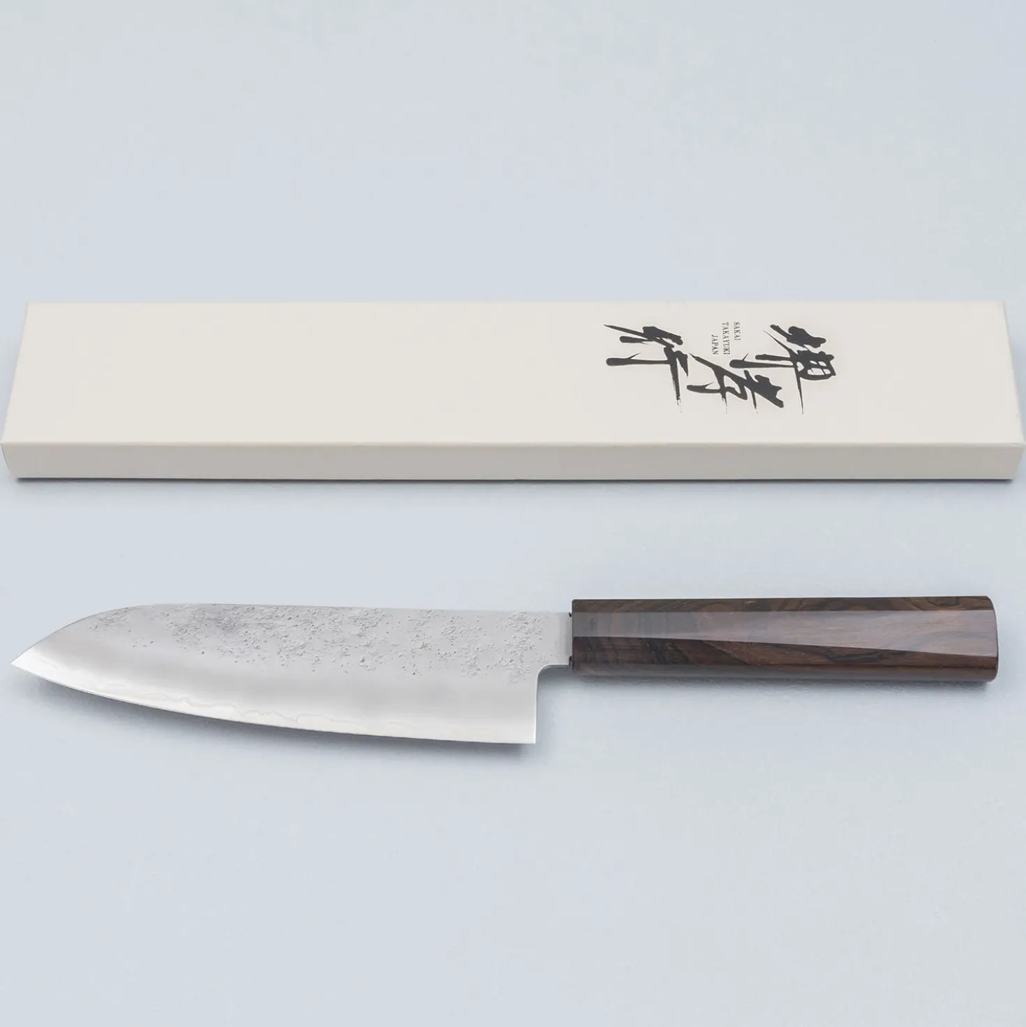 Sakai Takayuki VG10 Nashiji Ebony Santoku 17 cm