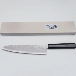 Sakai Takayuki VG10 Nashiji Ebony Gyuto 24 cm