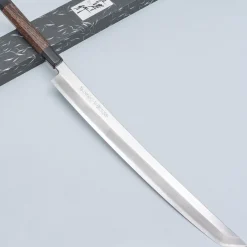 Sakai Takayuki Zangetsu Ginsan Mikazuki Yanagiba 39 cm