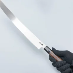 Sakai Takayuki Zangetsu Ginsan Mikazuki Yanagiba 39 cm