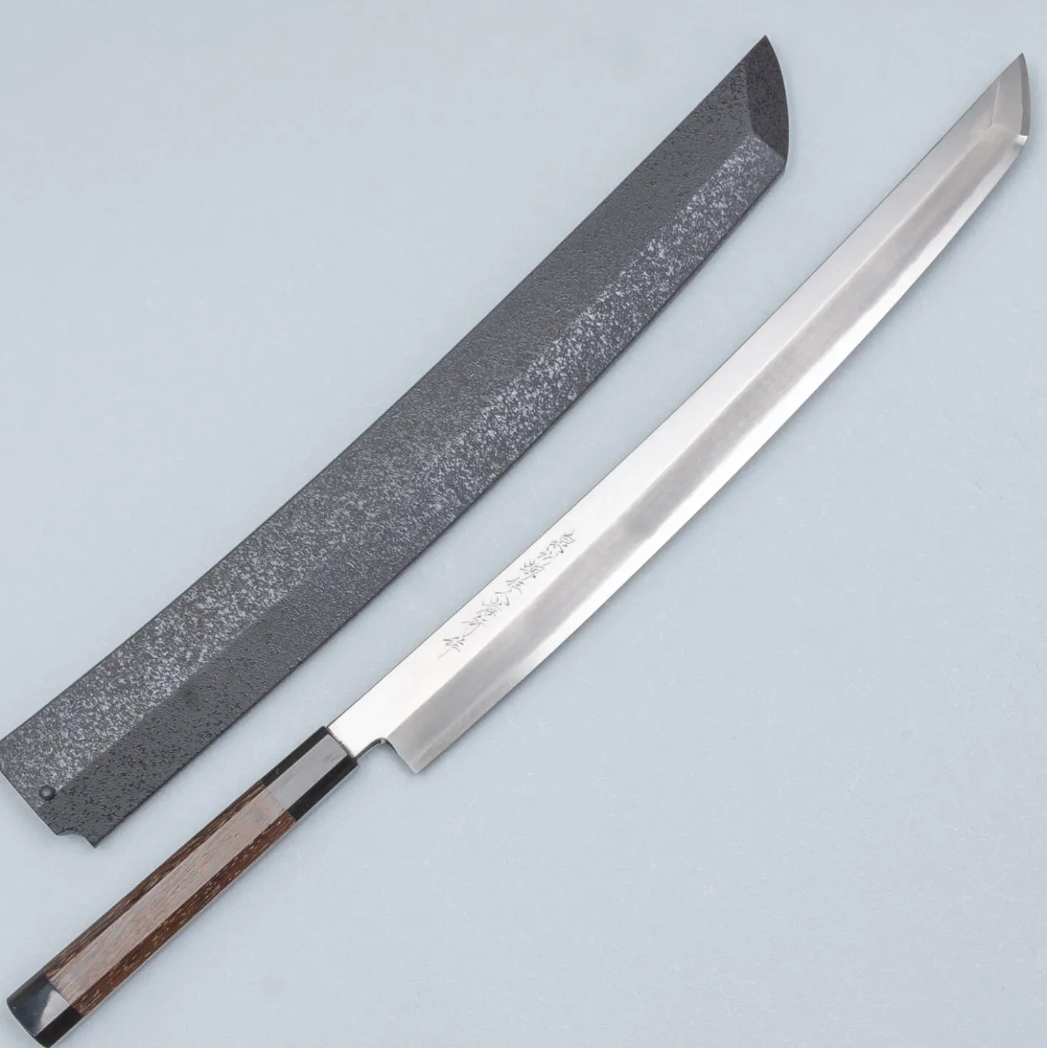 Sakai Takayuki Zangetsu Ginsan Mikazuki Yanagiba 39 cm