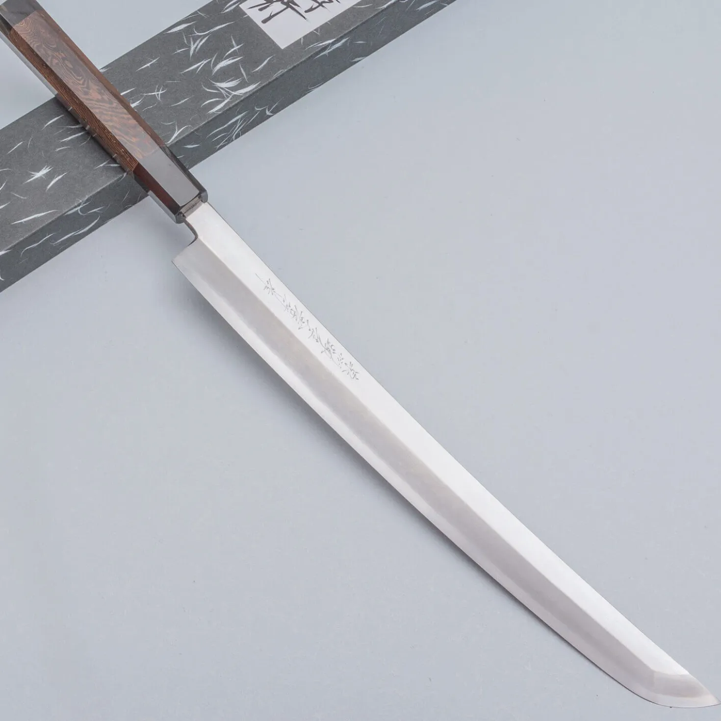 Sakai Takayuki Zangetsu Ginsan Mikazuki Yanagiba 33 cm