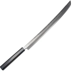 Sakai Takayuki Zangetsu Ginsan Mikazuki Mirror Polished Sakimaru Yanagiba 39 cm
