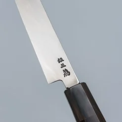 Sakai Takayuki Zangetsu Ginsan Mikazuki Mirror Polished Sakimaru Yanagiba 39 cm
