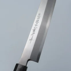 Sakai Takayuki Zangetsu Ginsan Mikazuki Kiritsuke Yanagiba 39 cm