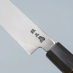 Sakai Takayuki Zangetsu Ginsan Mikazuki Kiritsuke Yanagiba 33 cm