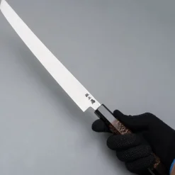 Sakai Takayuki Zangetsu Ginsan Mikazuki Yanagiba 30 cm