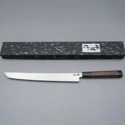 Sakai Takayuki Zangetsu Ginsan Mikazuki Yanagiba 30 cm