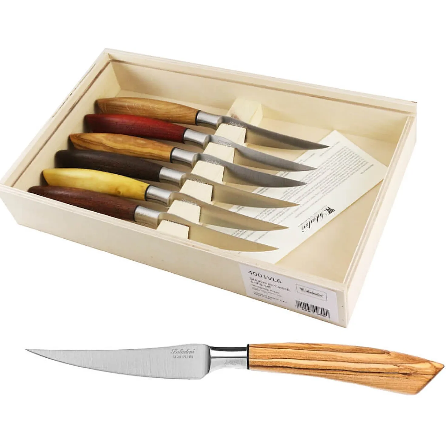 Saladini Steakmessen Mixed (6 stuks)