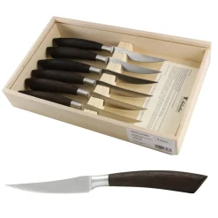 Saladini Steakmessen Wenge (6 stuks)