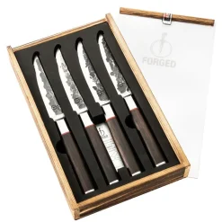 Sebra Forged Steakmessenset 4-delig