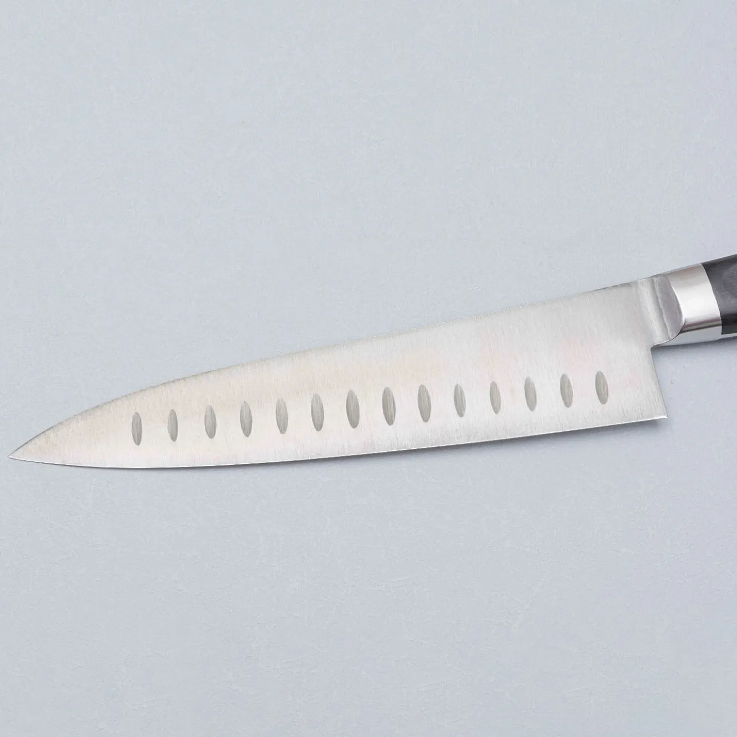 Seki Souma Black Gyuto 18 cm Dimples