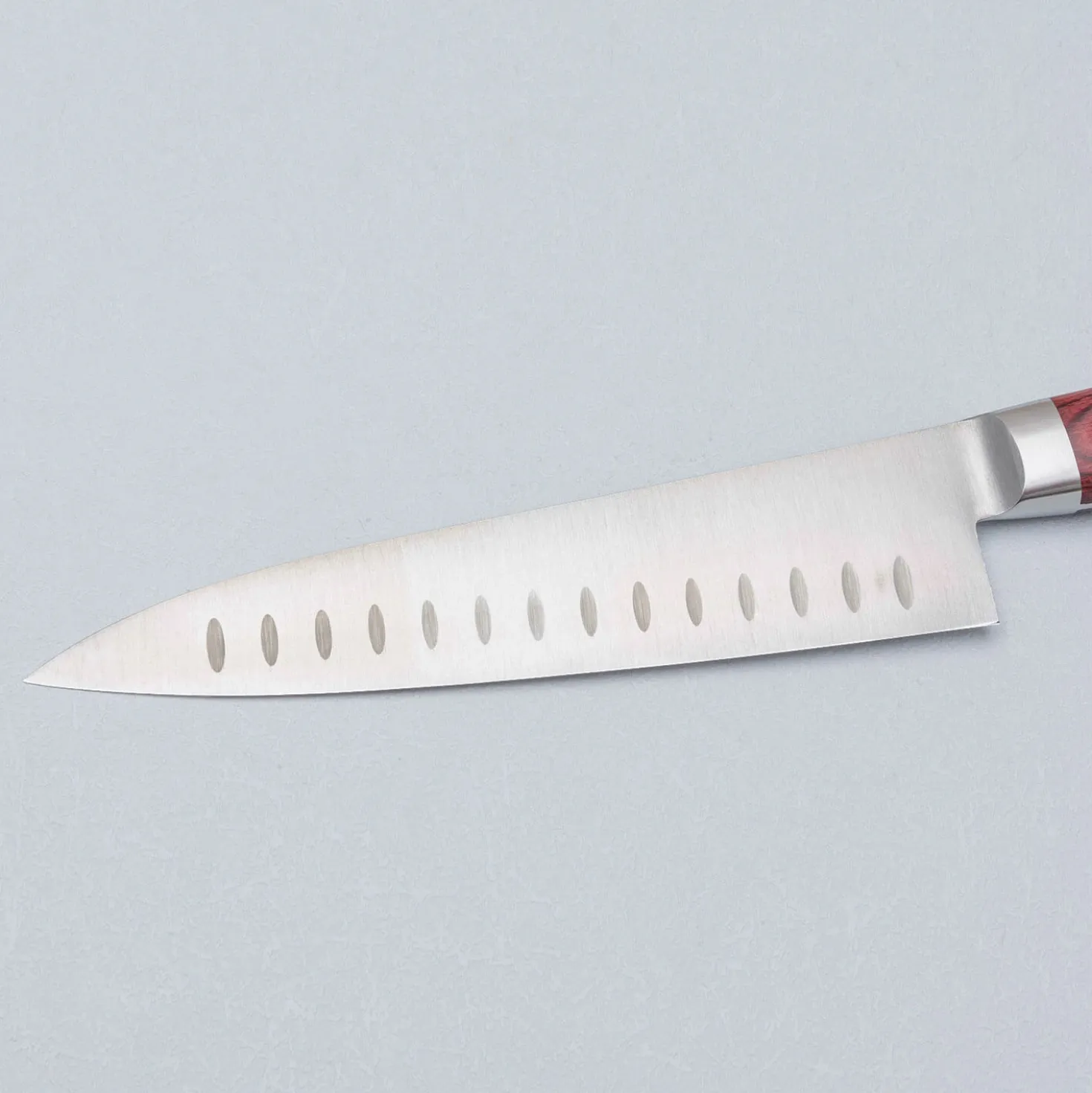 Seki Souma Red Gyuto 18 cm Dimples