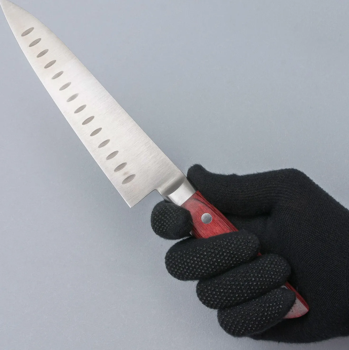 Seki Souma Red Gyuto 18 cm Dimples