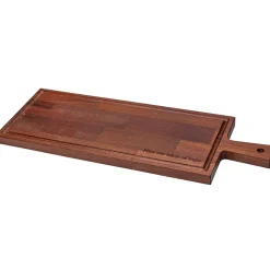 Serveerplank Acaciahout Met Handvat En Sapgeul (48 x 17 cm)
