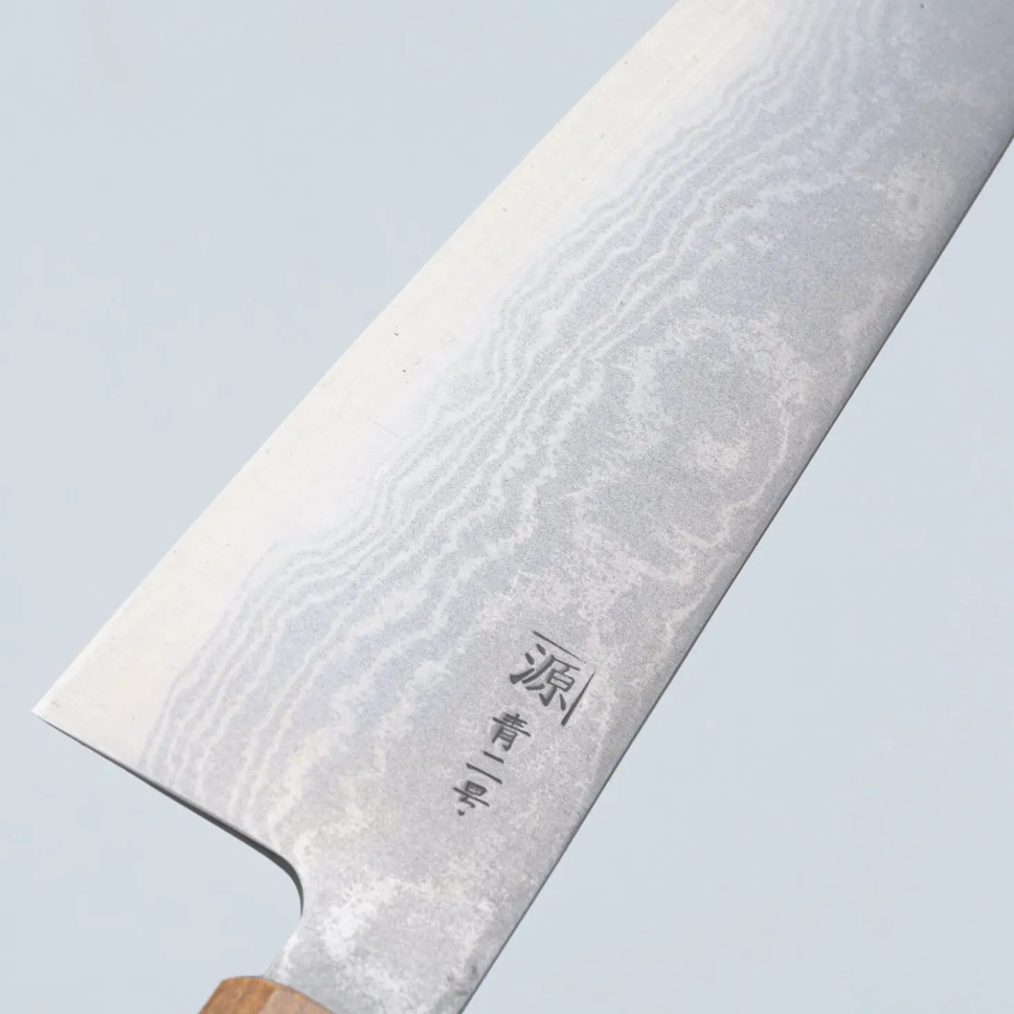 Shigeki Tanaka Aogami 2 Damascus Kiritsuke 18 cm