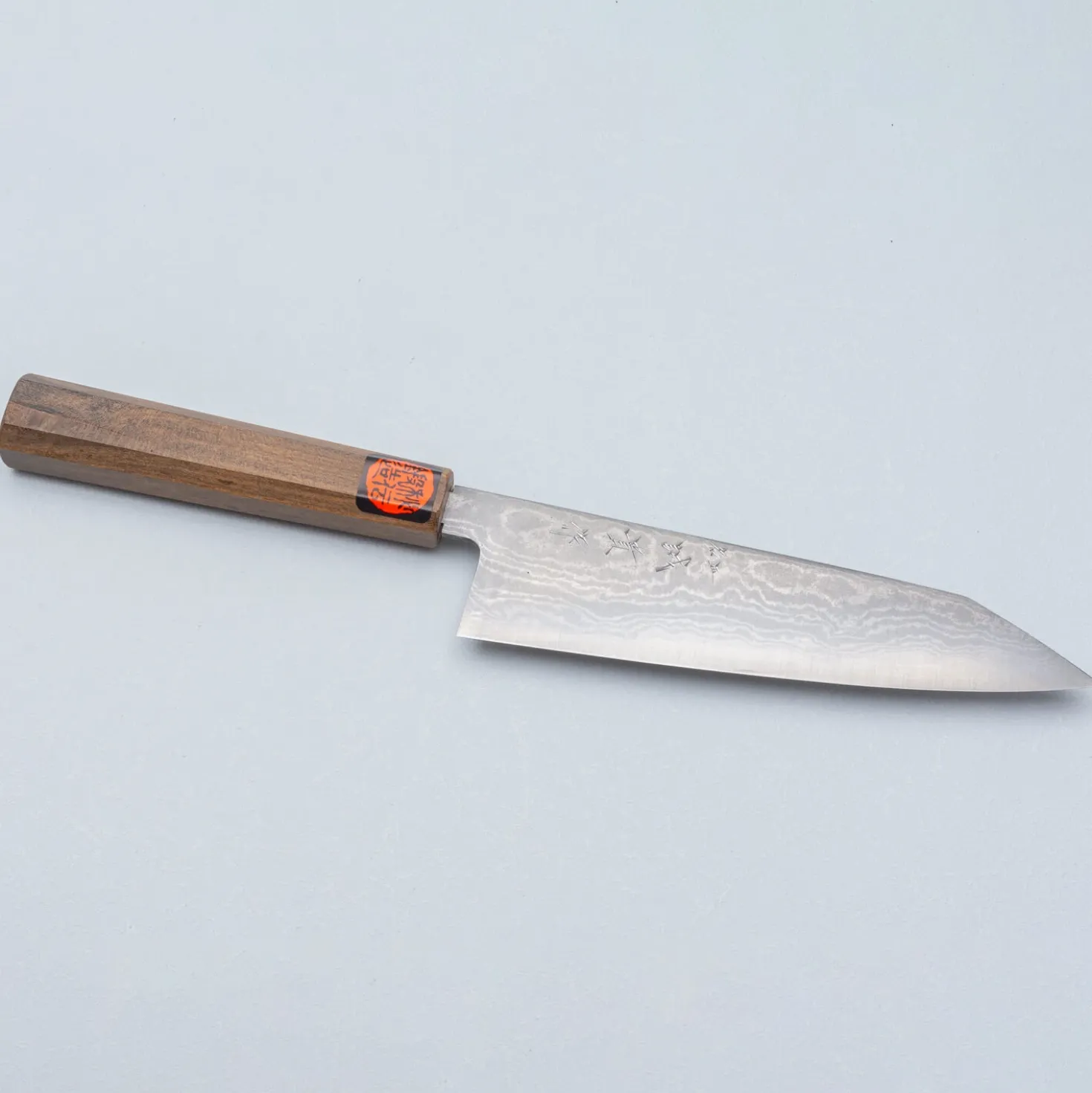 Shigeki Tanaka Aogami 2 Damascus Kiritsuke 18 cm