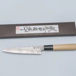 Shigeki Tanaka Aogami 2 Damascus Magnolia Petty 15 cm