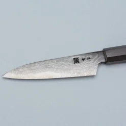 Shigeki Tanaka Aogami 2 Damascus Ebony Petty 12 cm