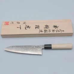 Shigeki Tanaka Aogami 2 Damascus Santoku 18 cm
