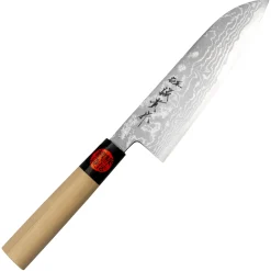 Shigeki Tanaka Aogami 2 Damascus Santoku 16.5 cm