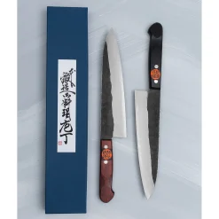 Shigeki Tanaka Aogami 2 Red Gyuto 21 cm