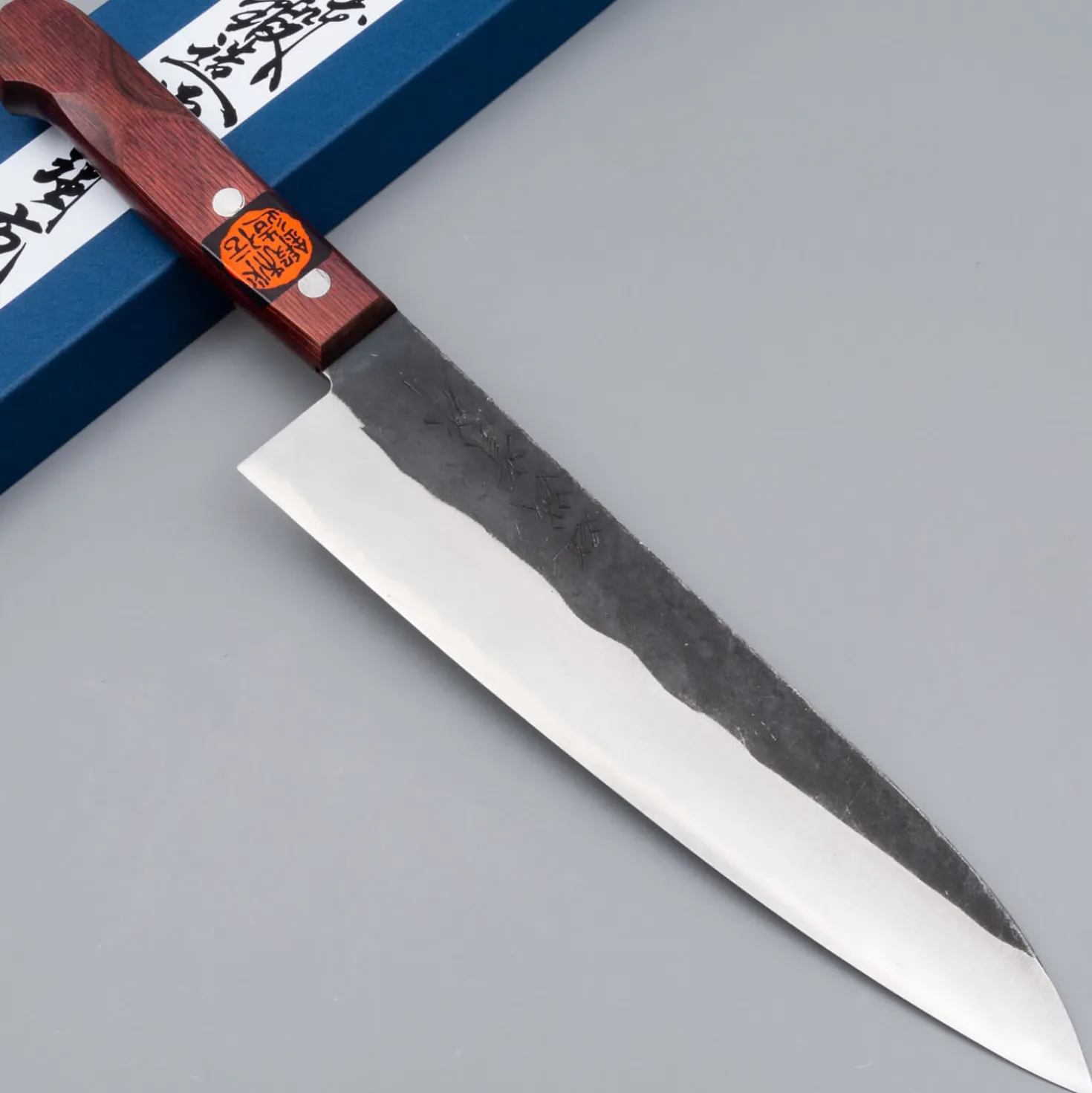 Shigeki Tanaka Aogami 2 Red Gyuto 21 cm