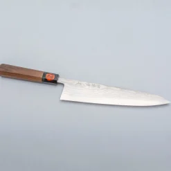 Shigeki Tanaka Ginsan Damast Walnut Gyuto 24 cm