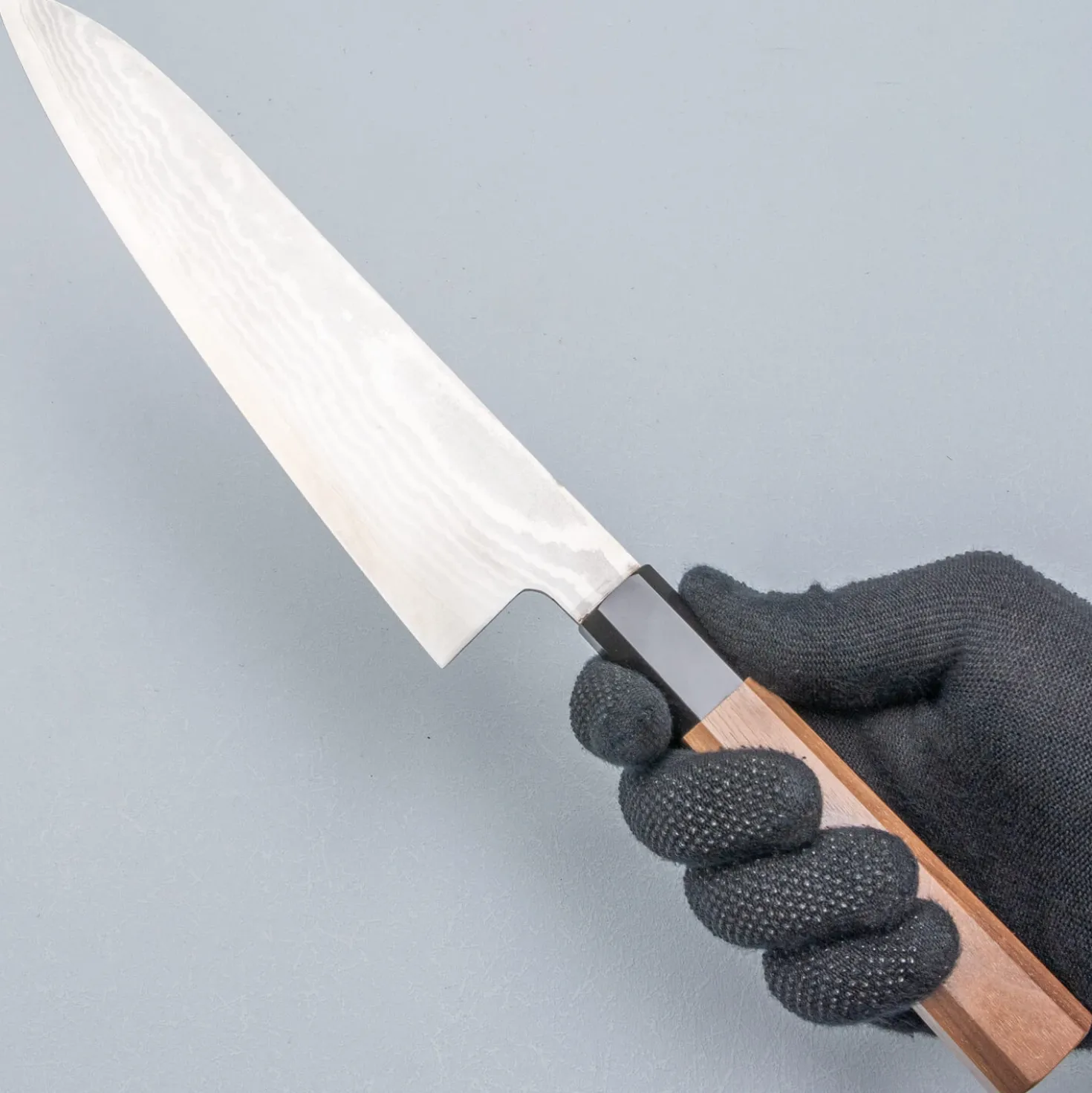 Shigeki Tanaka Ginsan Damast Walnut Gyuto 21 cm