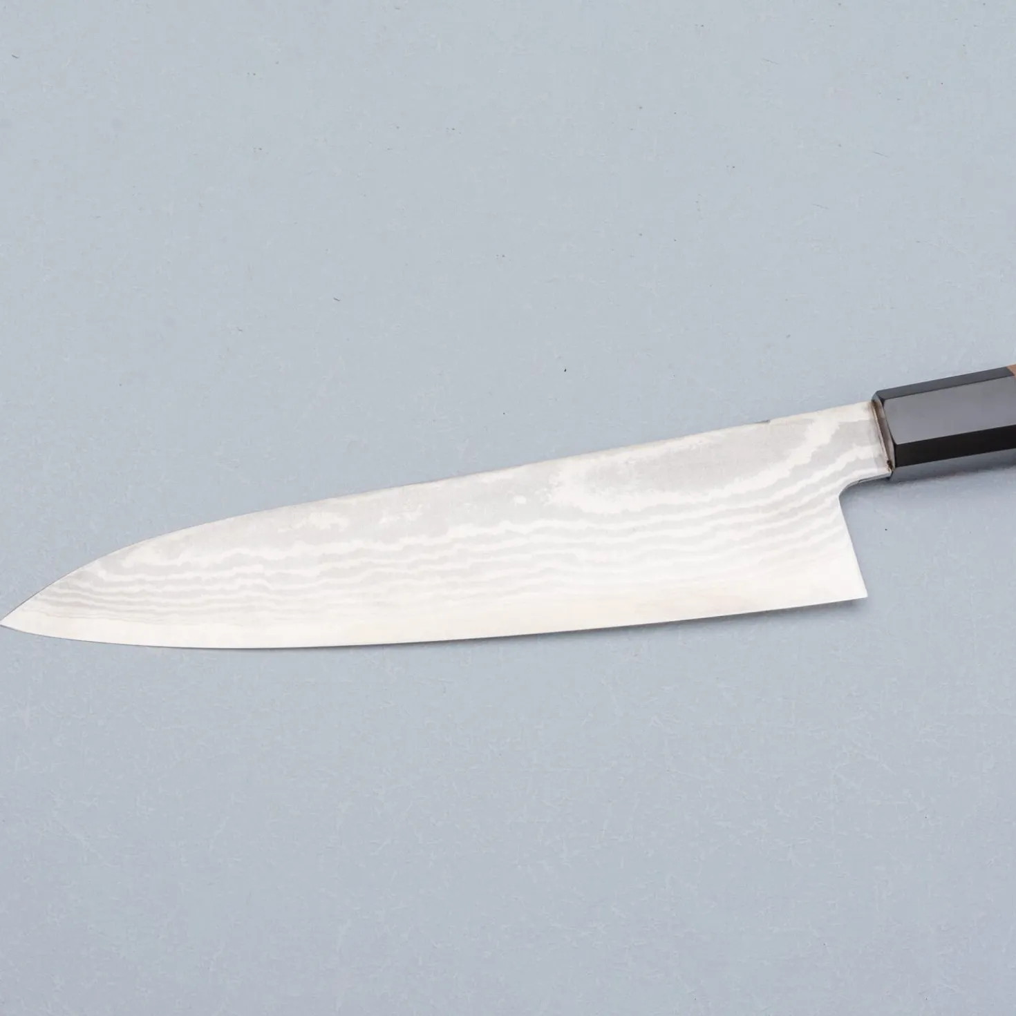 Shigeki Tanaka Ginsan Damast Walnut Gyuto 21 cm
