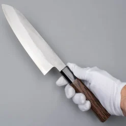 Shigeki Tanaka Ginsan Wenge Santoku 16.5 cm