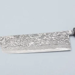 Shigeki Tanaka SG2 Damascus Ebony Nakiri 17 cm