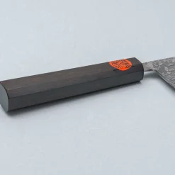 Shigeki Tanaka SG2 Damascus Ebony Nakiri 17 cm