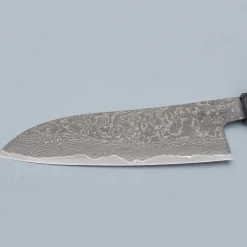 Shigeki Tanaka SG2 Damascus Ebony Ring Santoku 16.5 cm