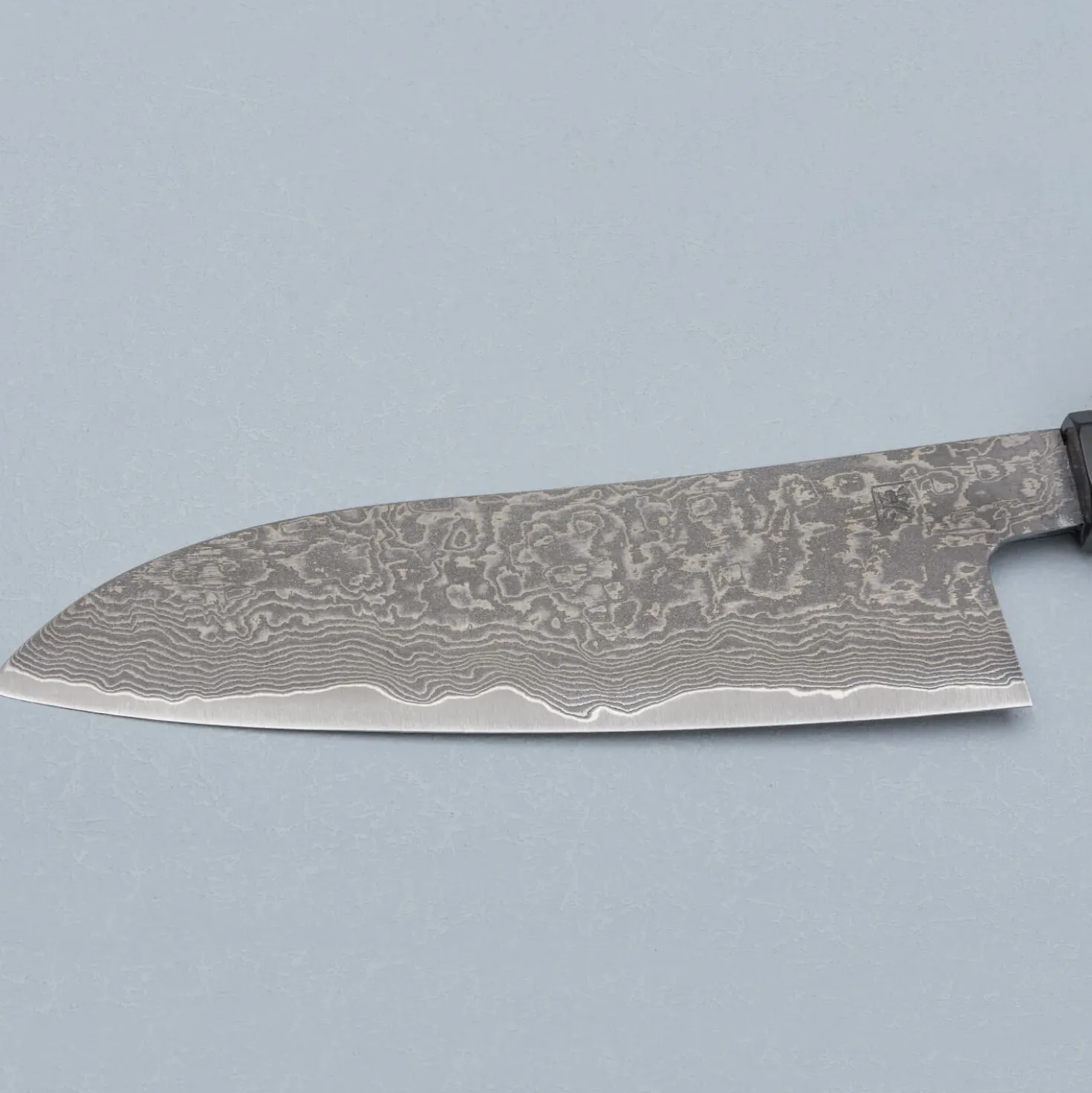 Shigeki Tanaka SG2 Damascus Ebony Ring Santoku 16.5 cm