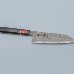 Shigeki Tanaka SG2 Damascus Ebony Ring Santoku 16.5 cm