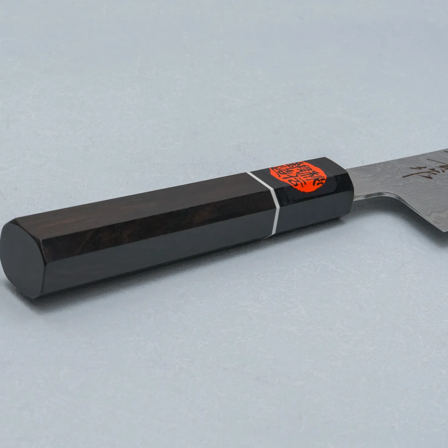 Shigeki Tanaka SG2 Damascus Ebony Santoku 16.5 cm