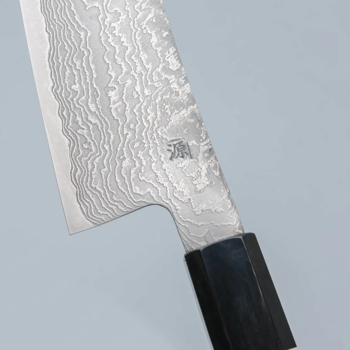 Shigeki Tanaka SG2 Damascus Ebony Santoku 16.5 cm