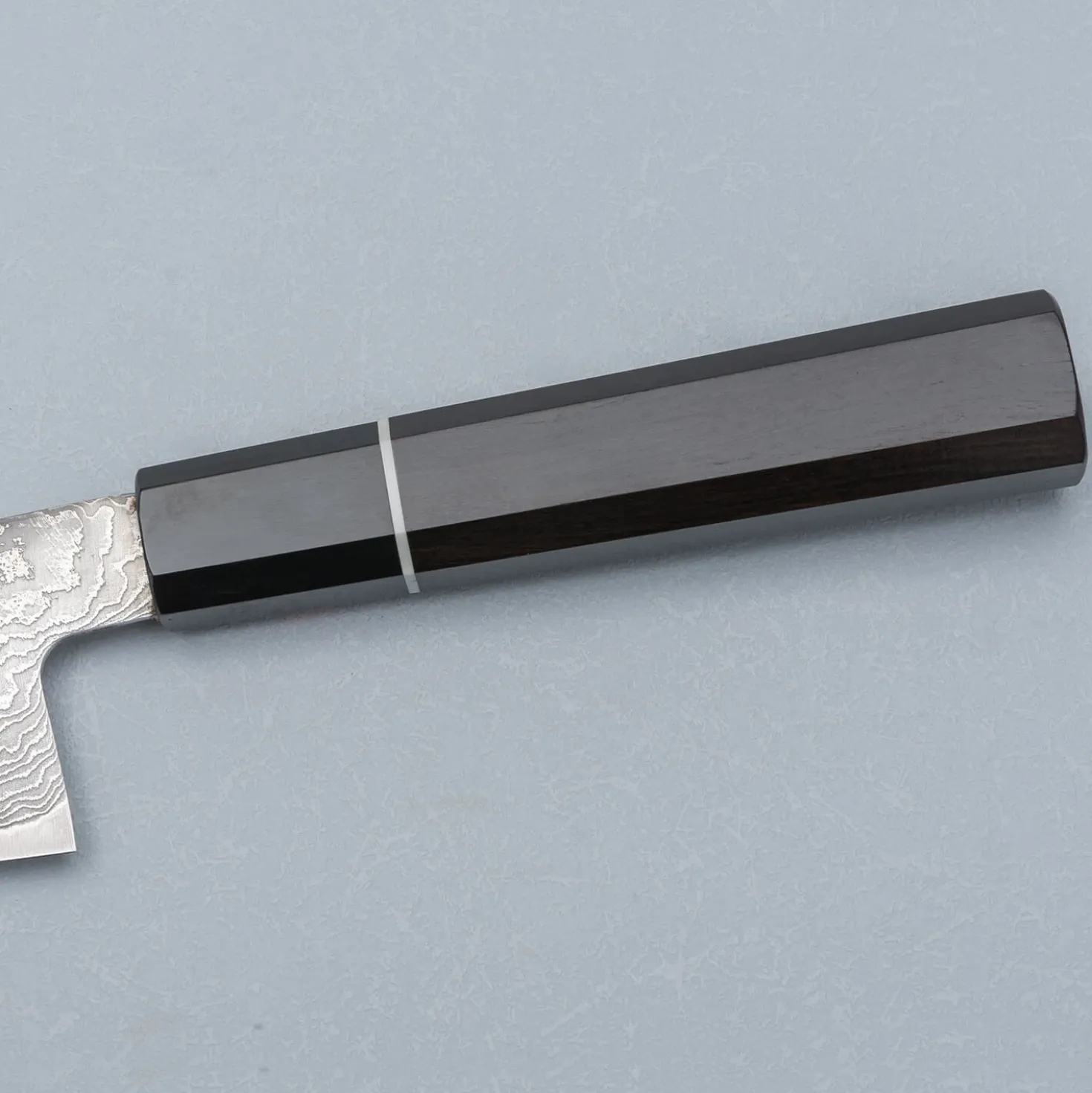 Shigeki Tanaka SG2 Damascus Ebony Santoku 16.5 cm