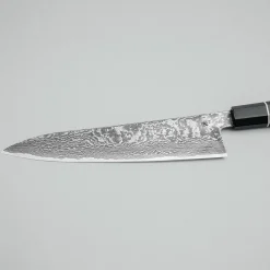 Shigeki Tanaka SG2 Damascus Ebony Ring Gyuto 24 cm