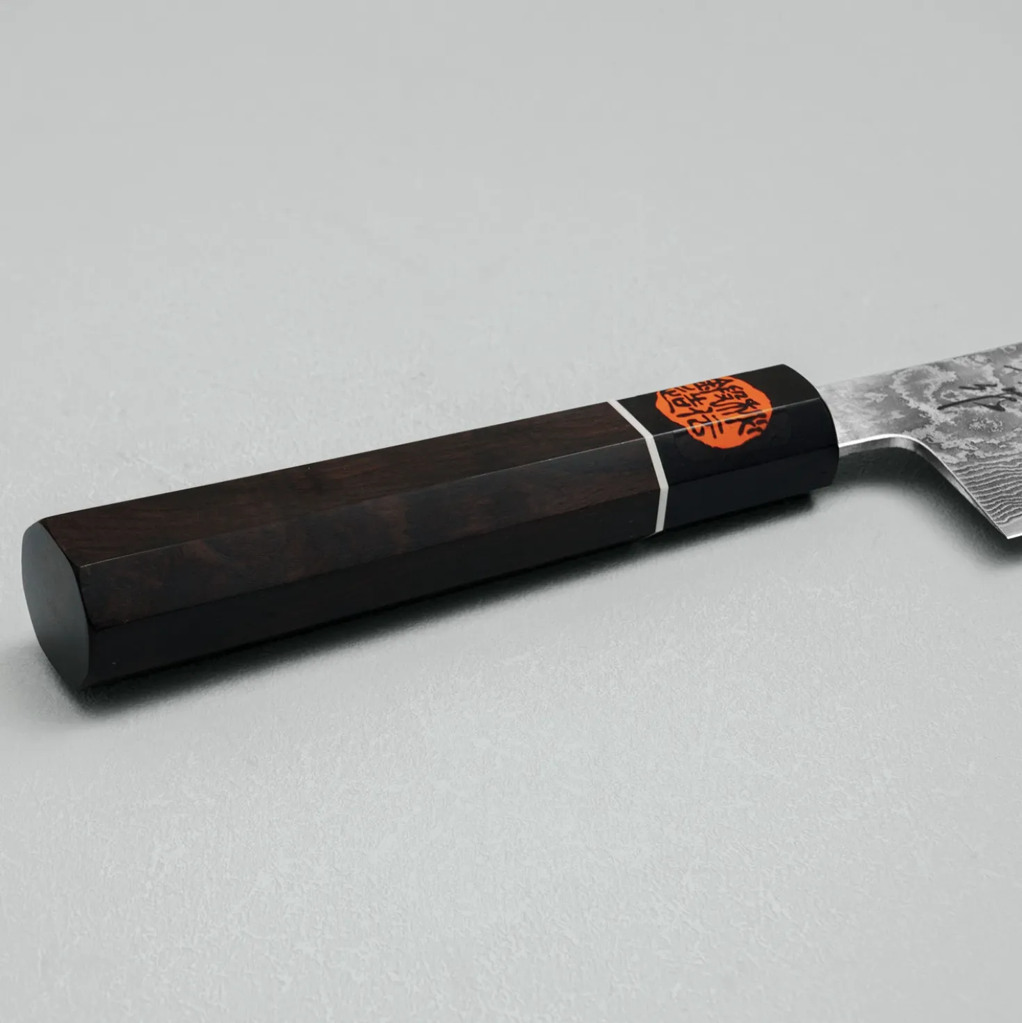 Shigeki Tanaka SG2 Damascus Ebony Ring Gyuto 24 cm