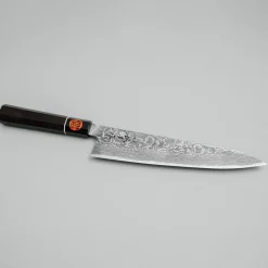 Shigeki Tanaka SG2 Damascus Ebony Ring Gyuto 24 cm