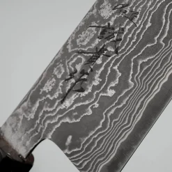 Shigeki Tanaka SG2 Damascus Ebony Ring Gyuto 18 cm